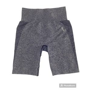 GYMSHARK Flex Cycling Shorts Blue Marl Size Small No Tag